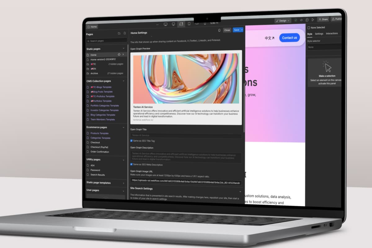 Ongoing Webflow site maintenance and updates