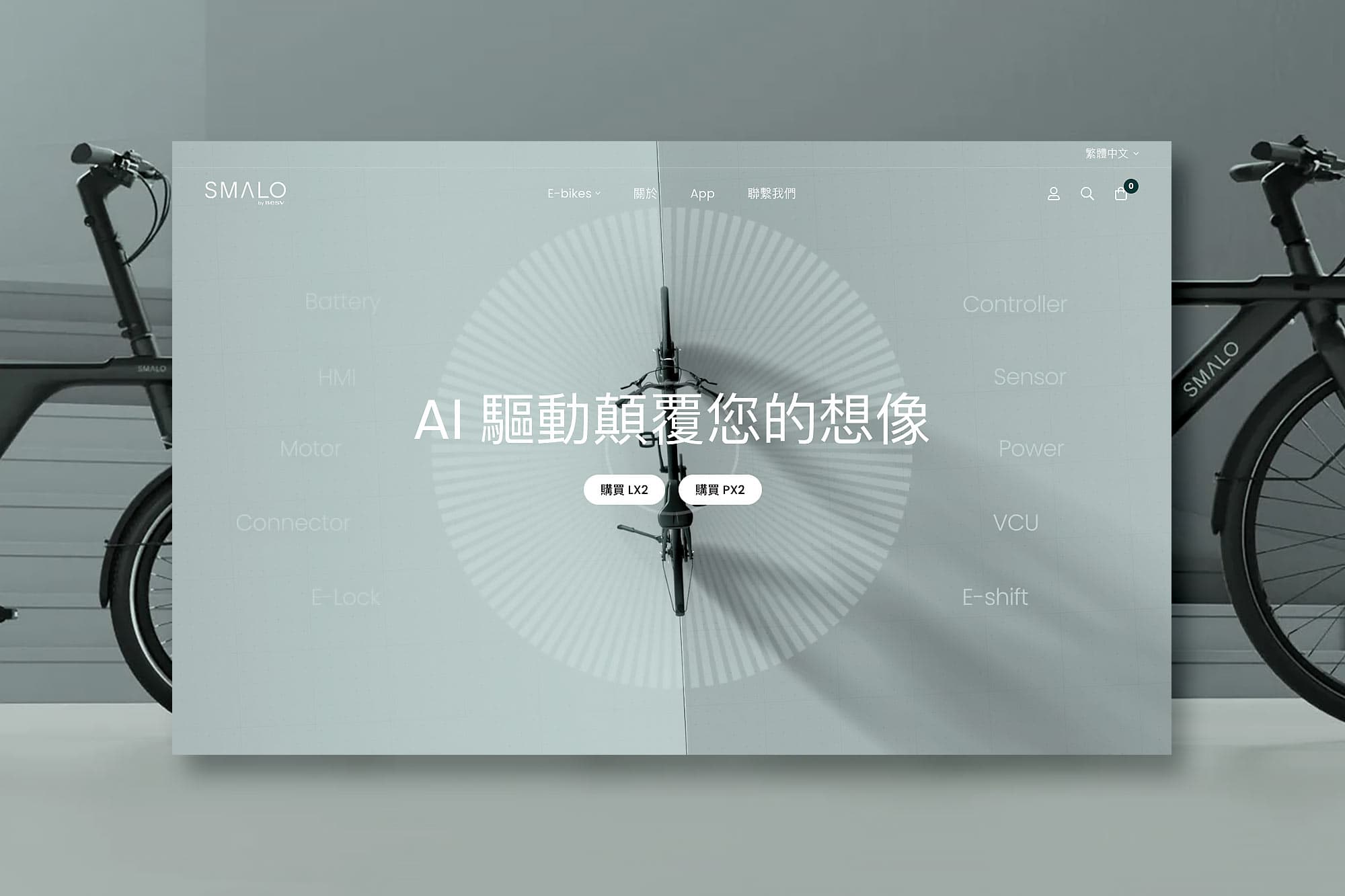 SMALO ebikes brand website