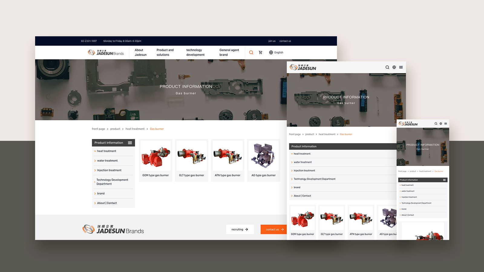 Jadesun project interface