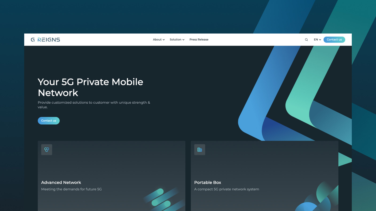 G REIGN by HTC project interface
