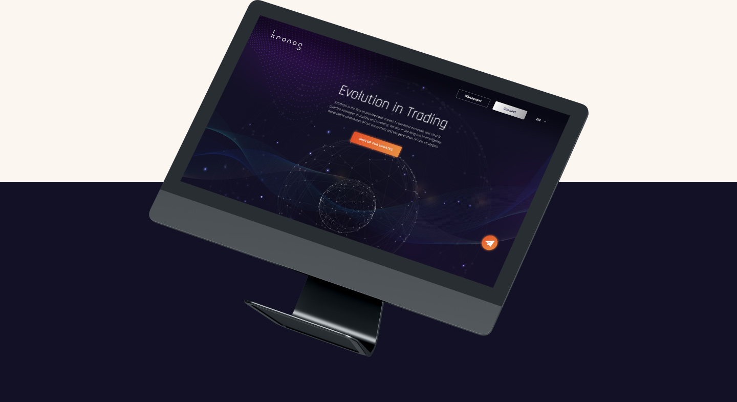 Kronos Token project interface