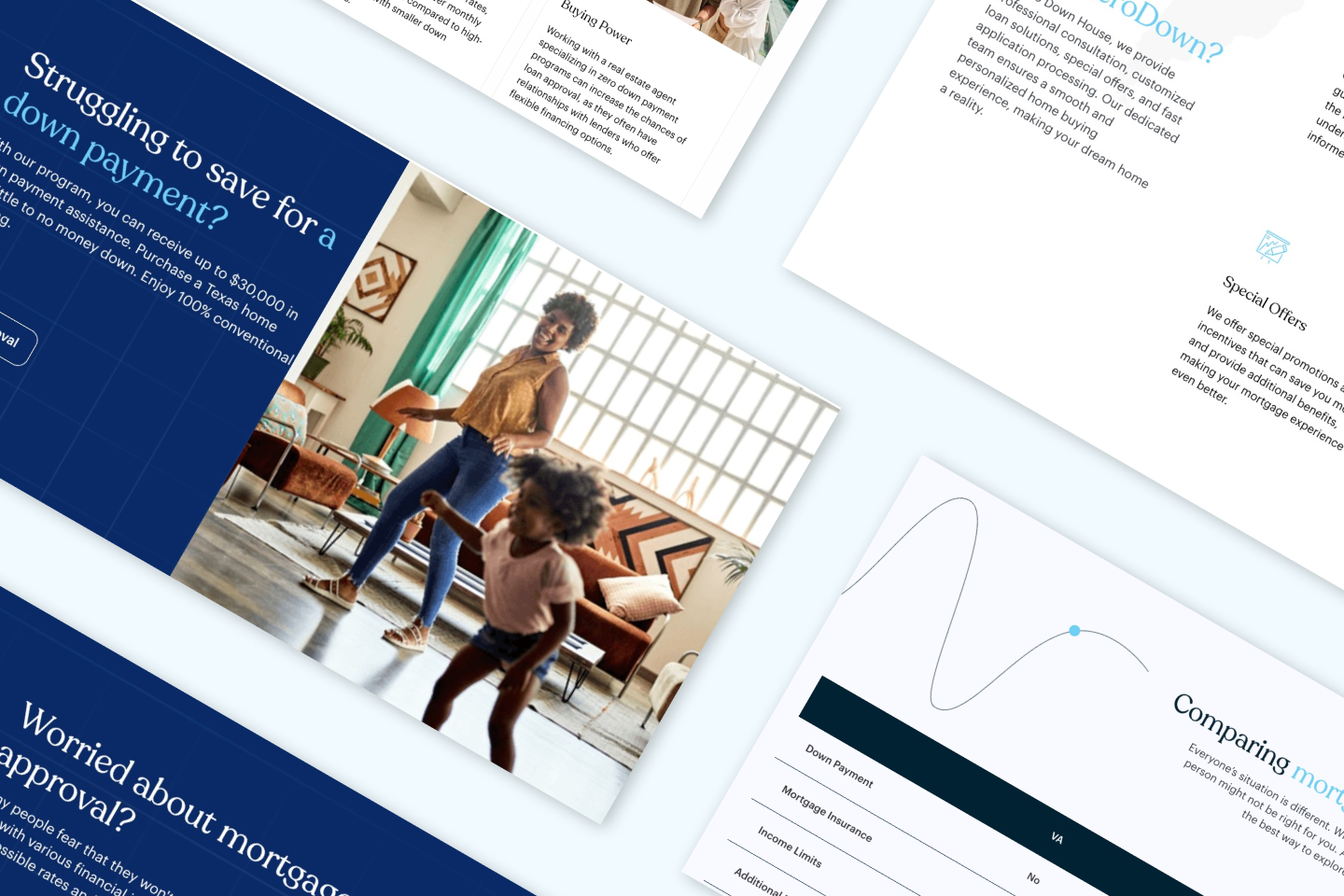 Zero Down House project interface