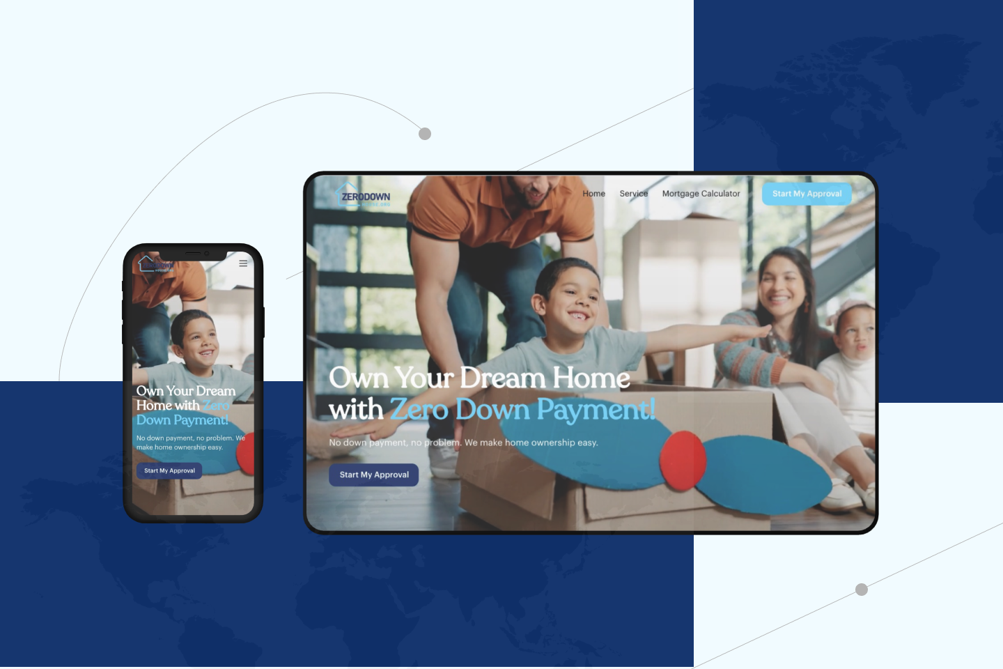 Zero Down House case study hero