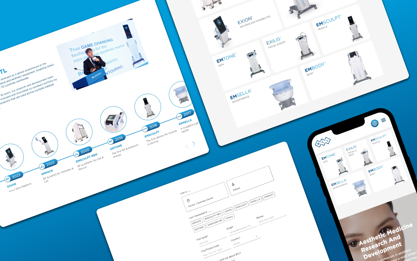 BTL project interface