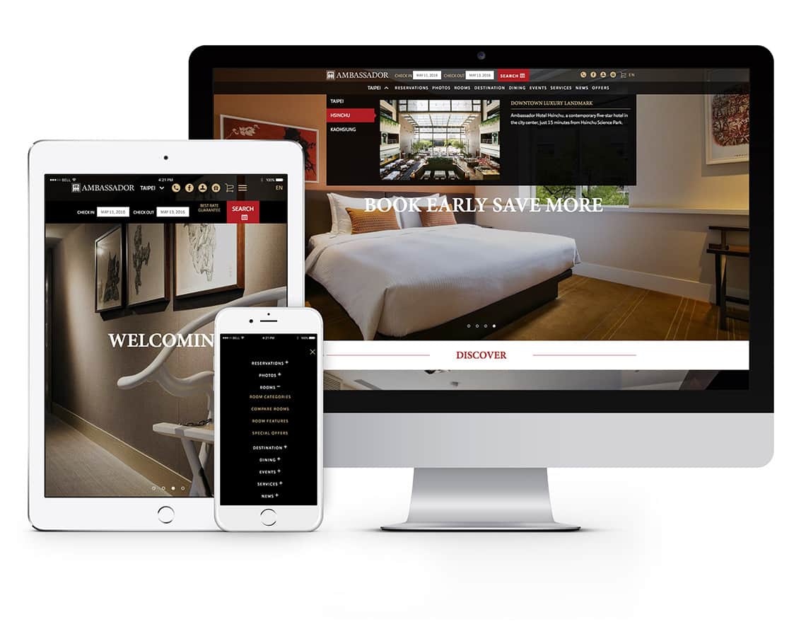 國賓大飯店 project interface