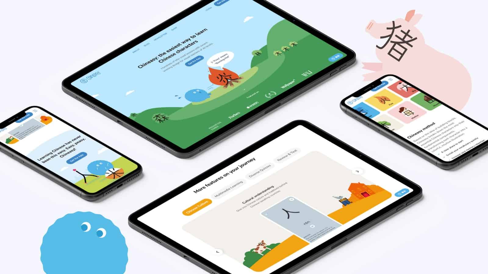 Chineasy project interface