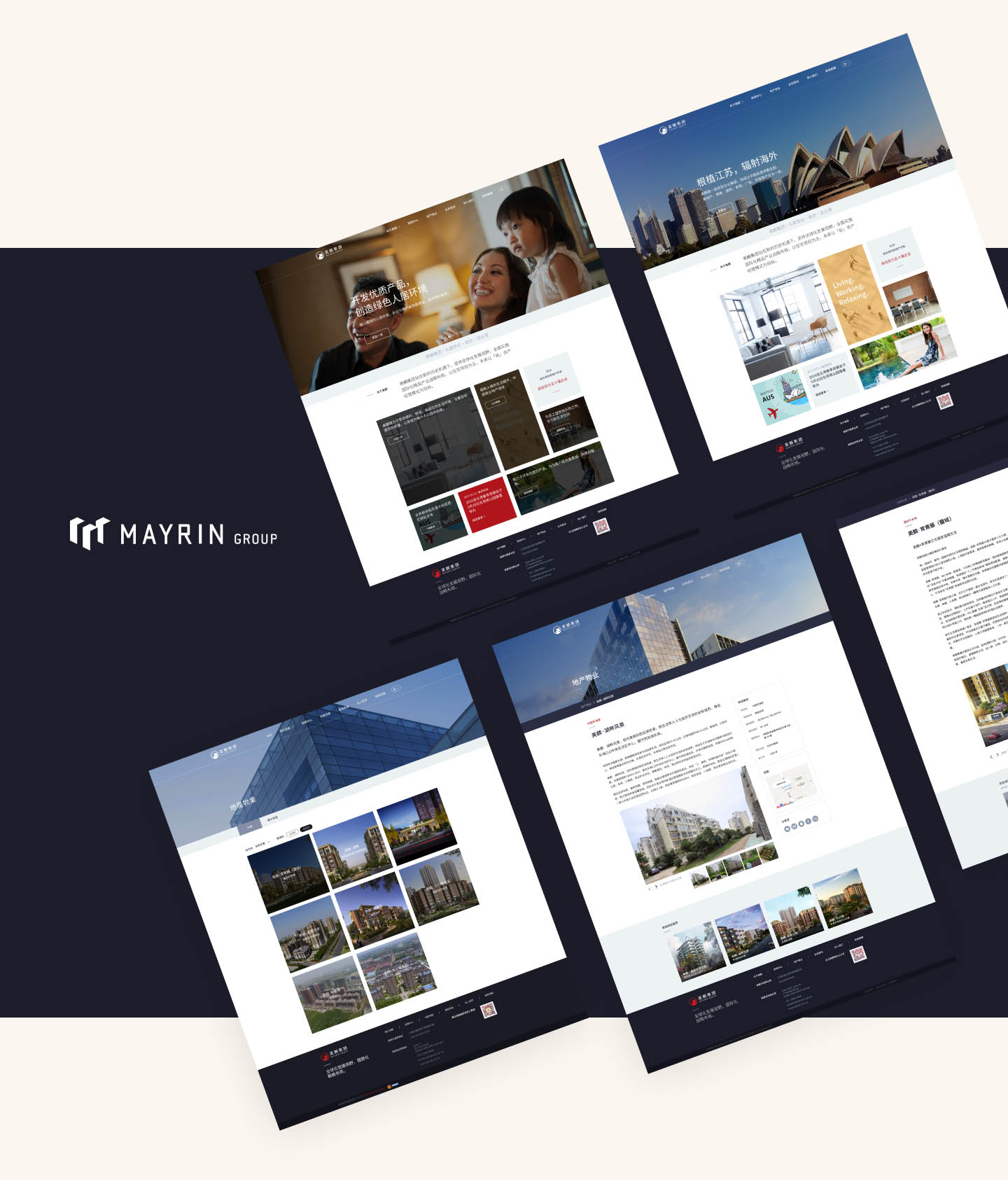 Mayrin Group project interface