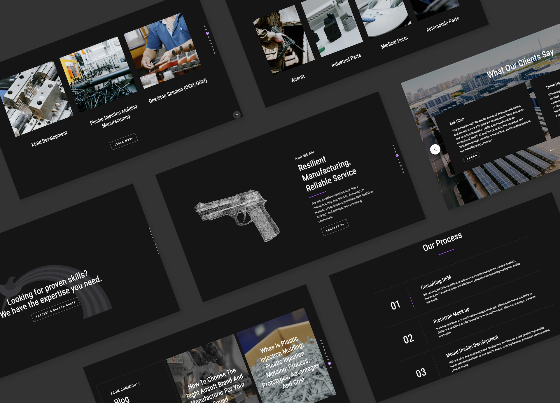 Ranarc project interface