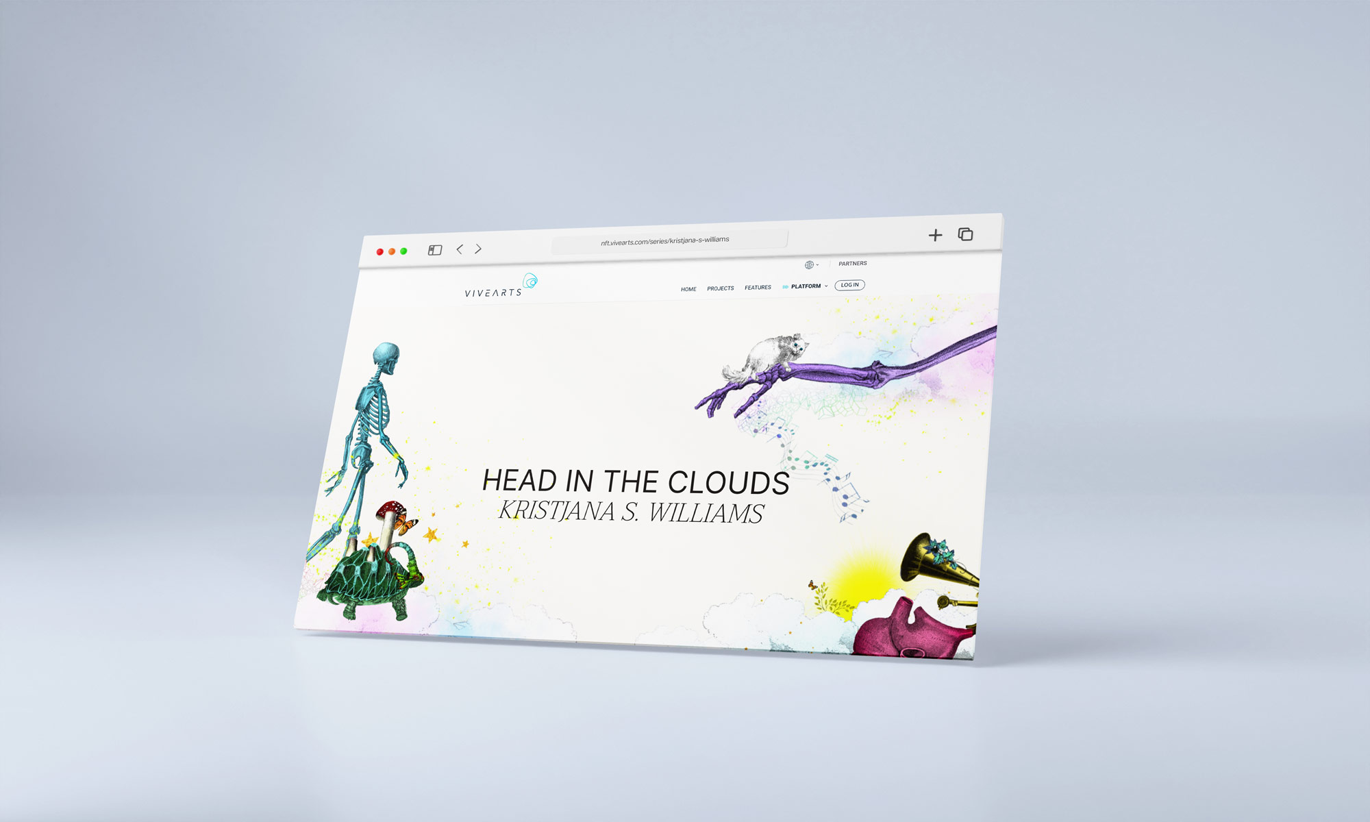 VIVE Arts project interface
